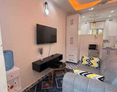 Modern Studio Getaway in Malindi | Cozy, Clean & Well-Located